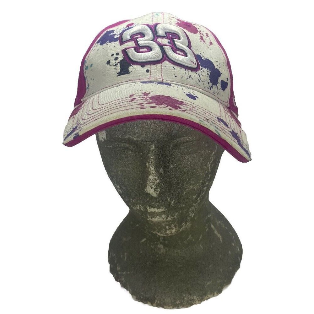 Chase Authentics #33‎ Cheerios Clint Bowyer Women's Cap Adjustable Paint Splotch